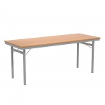 Klapptisch, 180x70 cm (B/T), 72 cm hoch, 4-Fuß, 